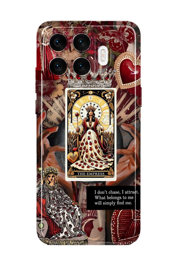 Xiaomi 17t Compatible the Empress Queen Tarot Pattern Transparent Phone Case