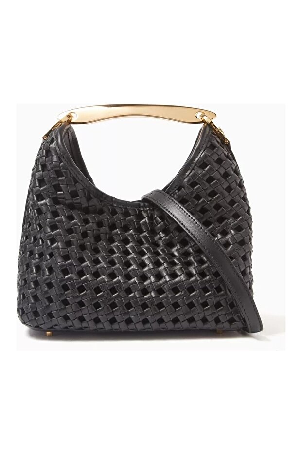 Small Boomerang Bag Knitted Lambskin, 18K Gold & Stylish Design