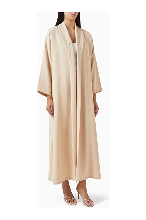 Stylish and Elegant Polycrepe Abaya with Matching Sheila - Ideal Choice for Any Occasion