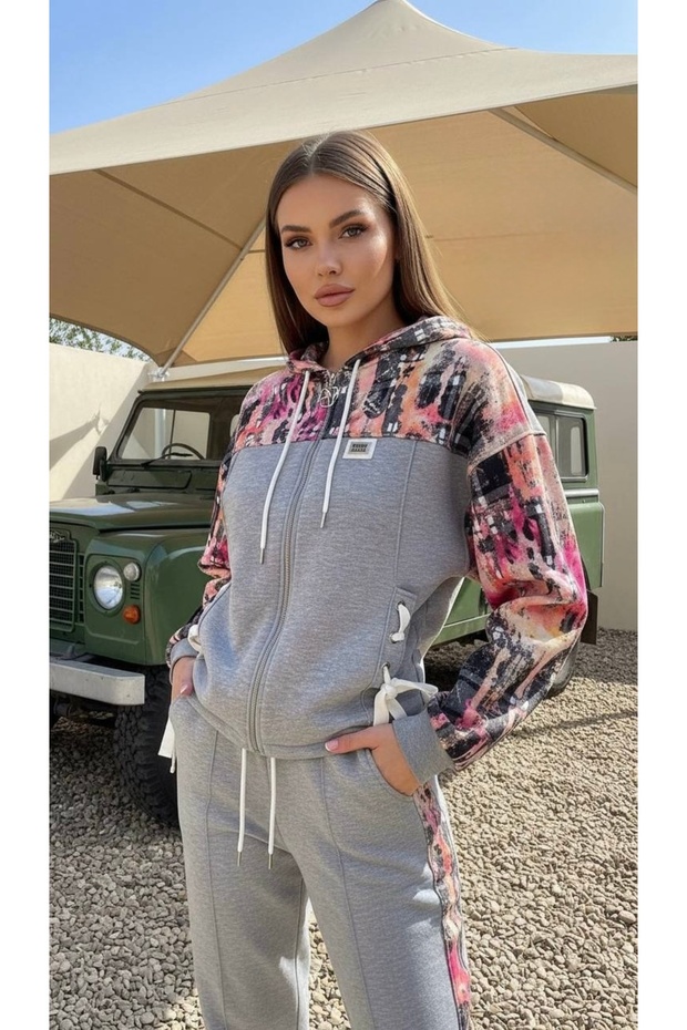 3 Threaded Hooded Stone Set with Rhinestones