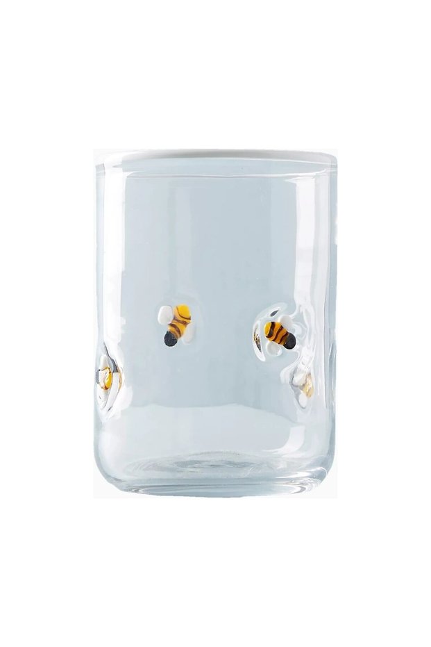 The Icon Handmade Bead Detailed Glass Juice Cup