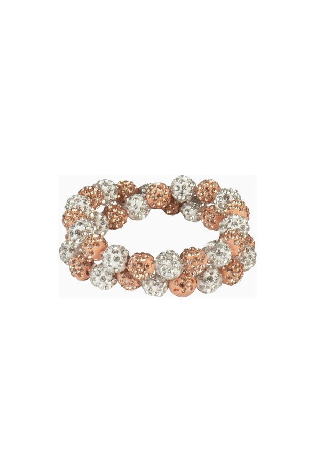 Elastic Hair Bun Rider Accessory Elegant and Crystal-Embellished