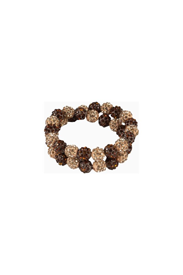 Elastic Hair Bun Rider Accessory Elegant and Crystal-Embellished