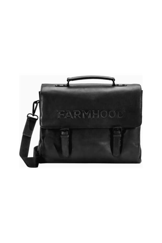Memphis Leather XXL Briefcase, 3 Compartments, 39 Cm, High-Quality Genuine Leather