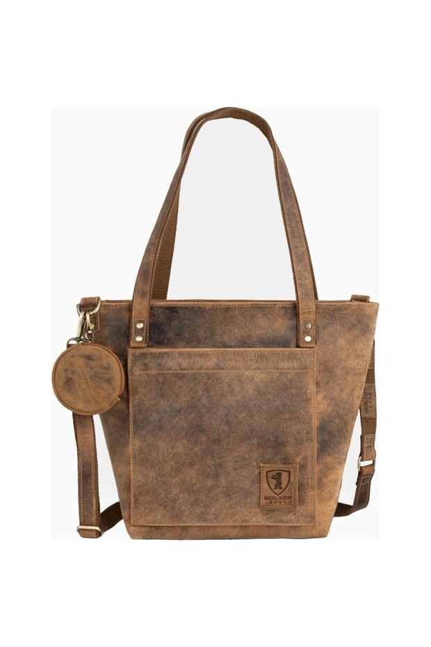 Verona Vintage Genuine Leather Large Women's Shoulder Bag