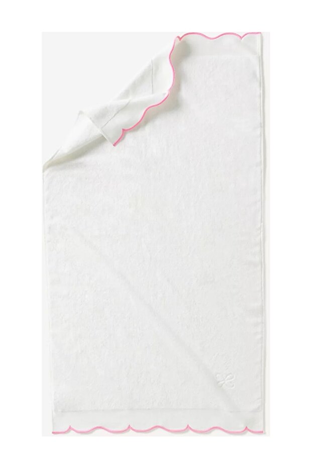 Maeve Cotton Decorative Edged Cotton Bath Towel