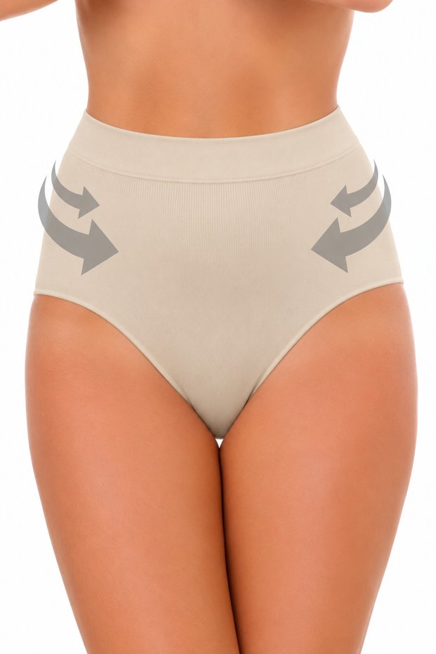 Slip Corset |   Firming and Lifting Structure for Abdomen and Hips |   Areas of Regional Pressure |   Silicone Anti-Slip Texture |   Non-Marking Design |   1020 That Helps Reduce Size 1