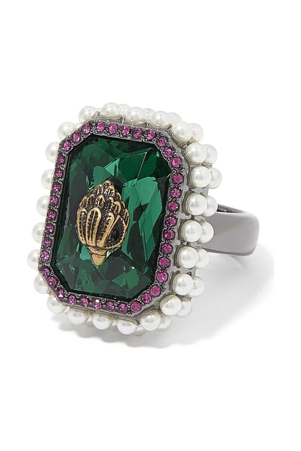 Emerald Cocktail Ring - Green