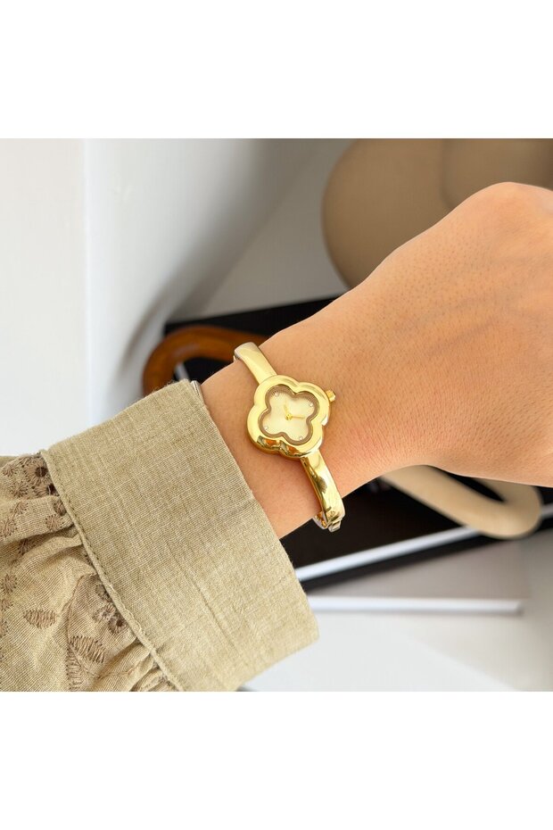 Apoli Gold-Gold Watch | Clock