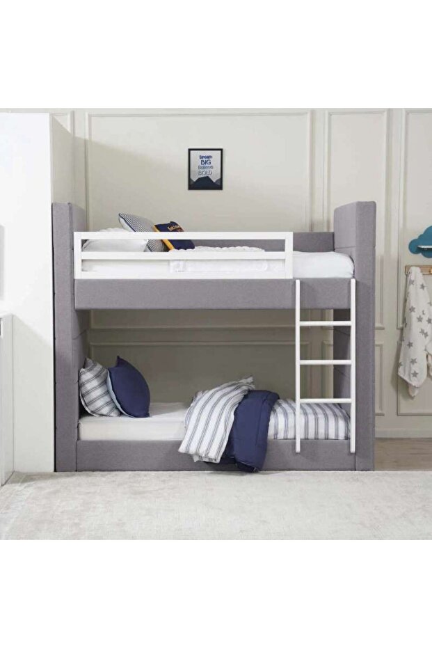 Graphite Glam Bunk Bed 90x190 Cm