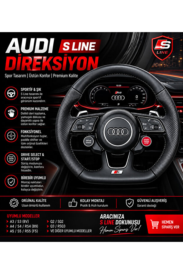 Audi S Line Direksiyon