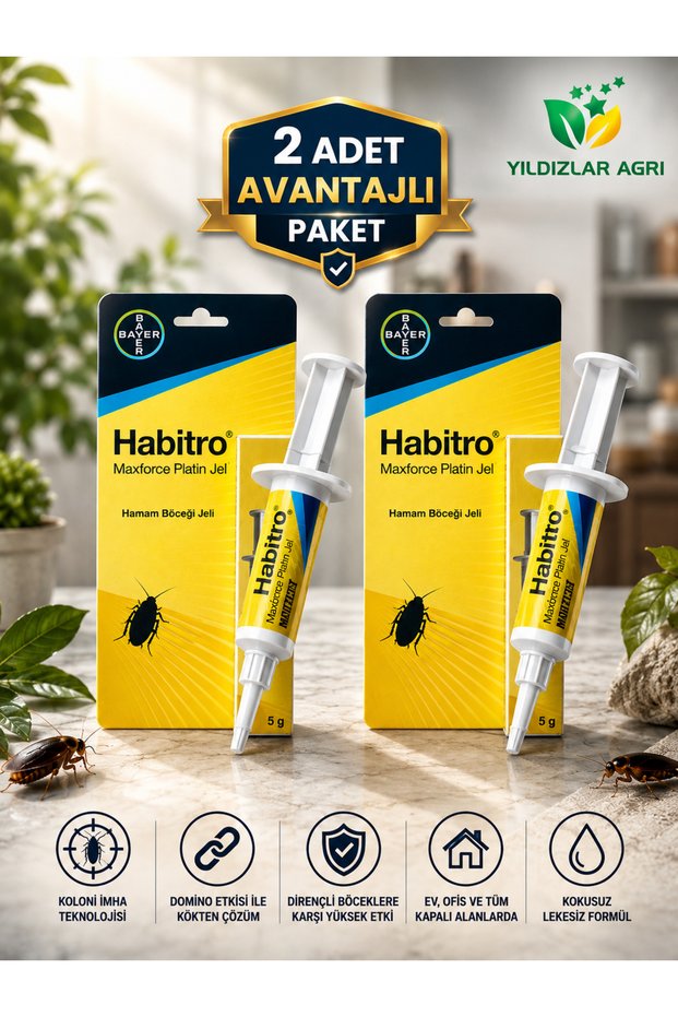 2 Adet Habitro Macforce Platin Jel 5gr
