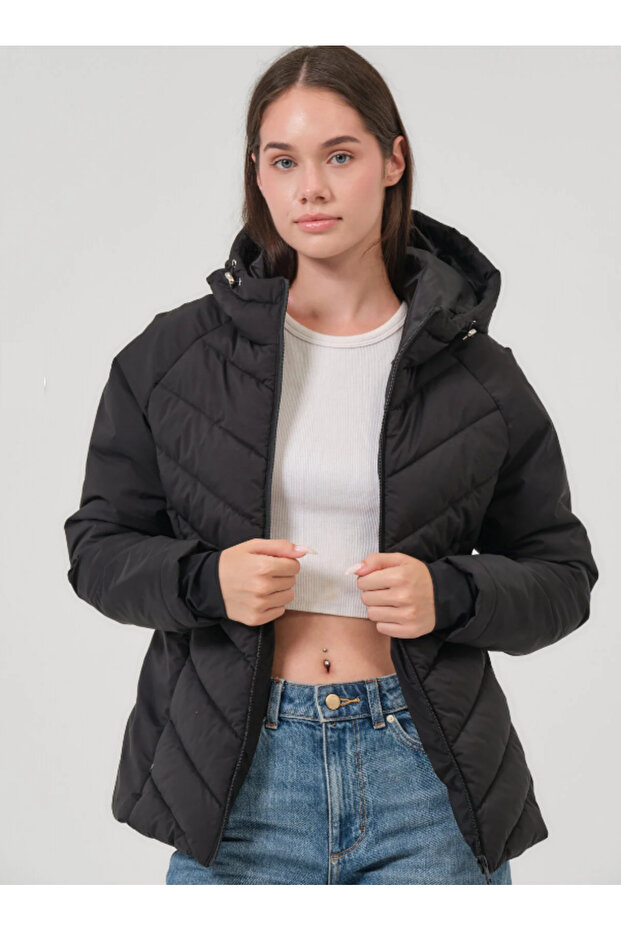 Women's Hooded Puffer Coat Shapex
