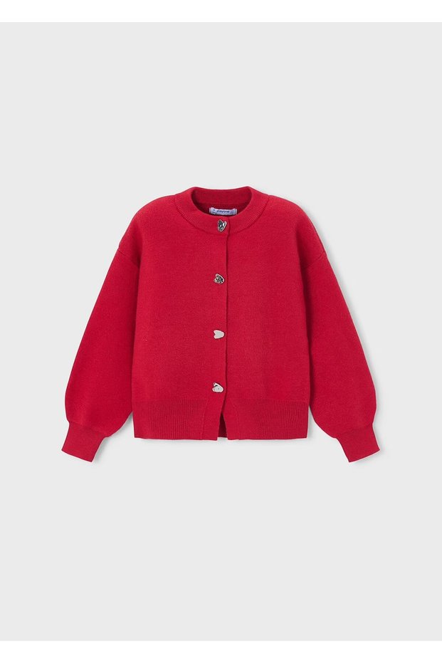 Girl's knitted cardigan
