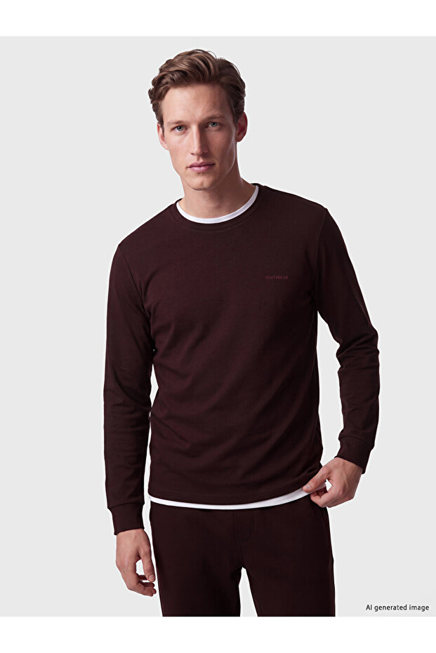 I Zero Roba Collar Printed Men's Sweatshirt from Freezen Store