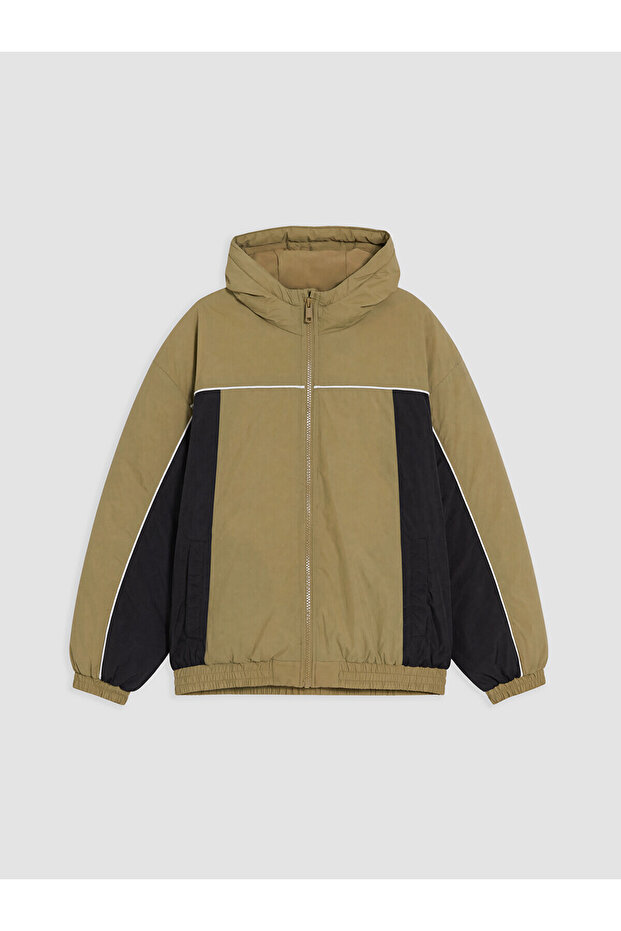 Two Mt Shop Quality Lcw Kids Khaki Water Repellent Boys' Coat