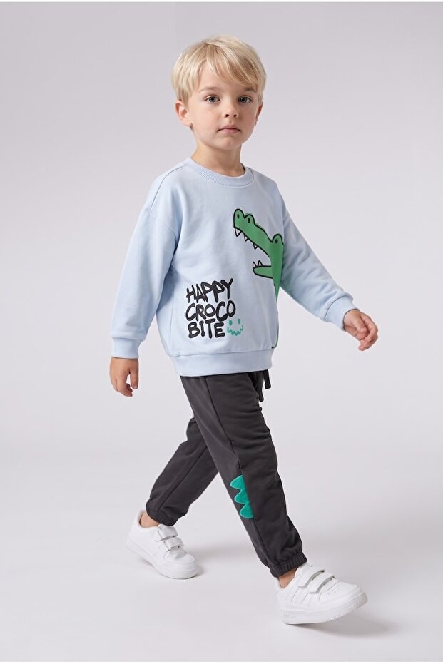 Baby Boy Sweat Set I3754A5/Be771 Lt.Blue