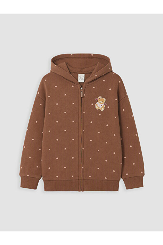 Sparkling Choices from Shining Store Hooded Girls' Zipper Sweatshirt