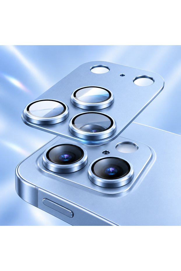 iPhone 18 Pro Compatible Smooth Framed Full Protection Camera Glass / Lens Protector