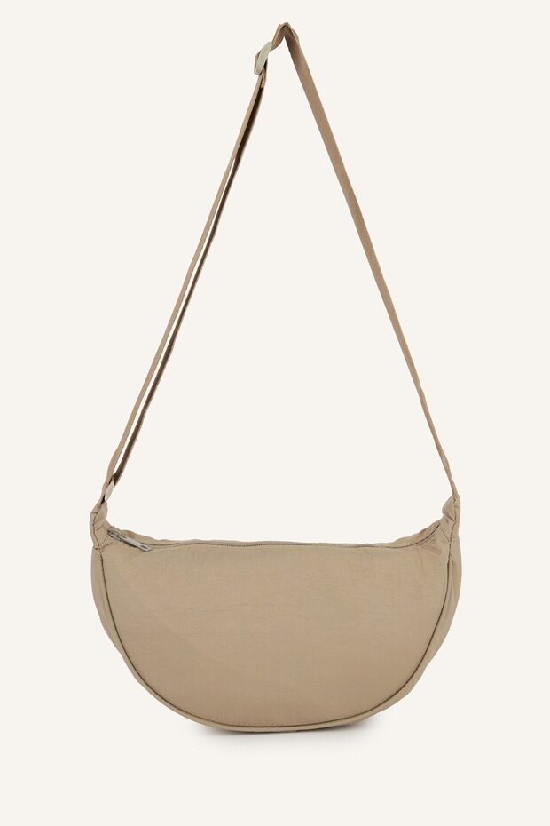 Half Moon Shaped Women's Shoulder Bag with Adjustable Strap I2316Axns