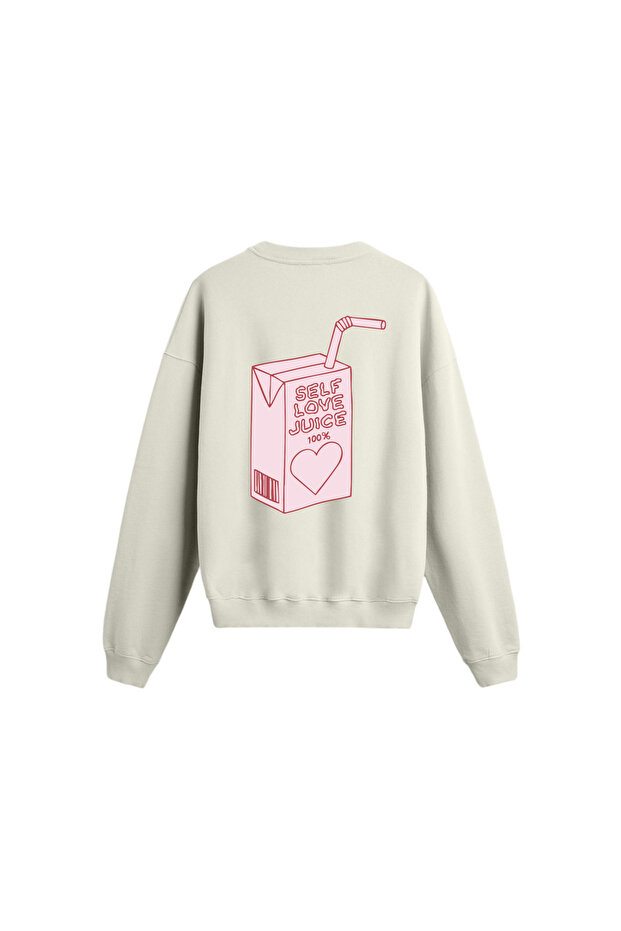 Self Love Printed Oversize Sweatshirt