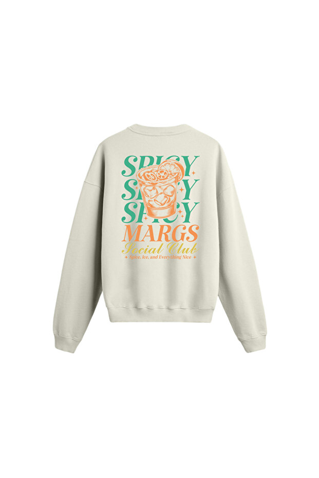 Spicy Margs Printed Oversize Sweatshirt