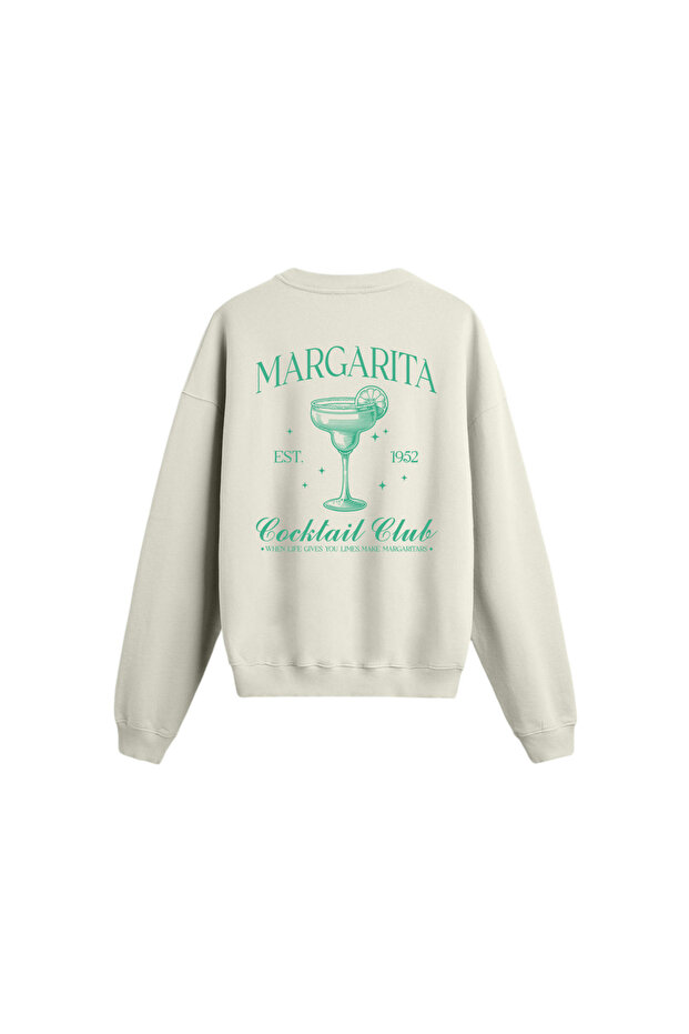 Margarita Printed Oversize Sweatshirt