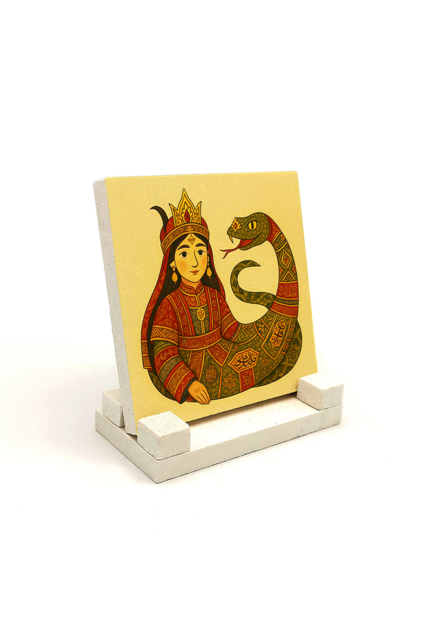 Şahmeran Printed Natural Stone Tabletop 10X10 1g-ş7