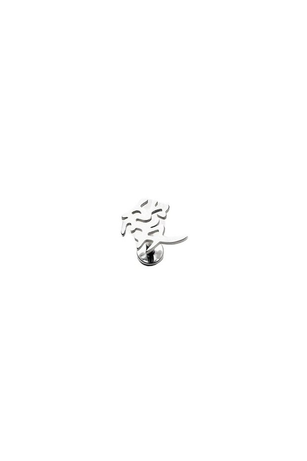 1.2x8mm Love word F136 Titanium Alloy Ear Studs Love Dream Letter Hand-Pierced Jewelry Colorable Per