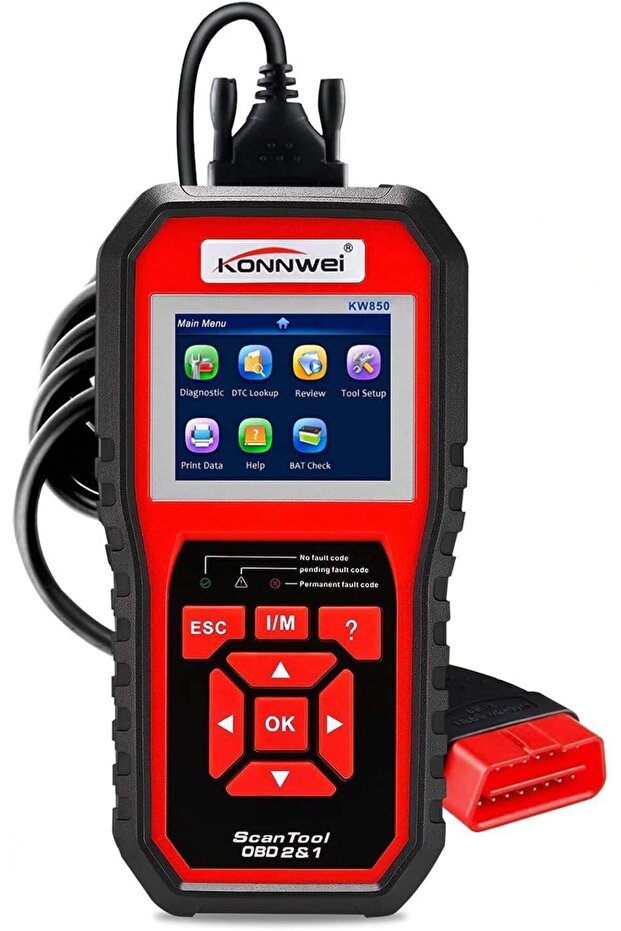 ماسح ضوئي OBD2، جهاز تشخيص تلقائي عالمي لمحرك السيارة، نظام استشعار OBD2 EOBD، أداة فحص ضوء المحرك، قارئ رموز السيارات لجميع السيارات المتوافقة مع بروتوكول OBD