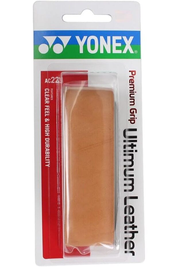 Leather (Natural Leather) Grip Tape for Tennis/Badminton Replacement Grip Premium Grip Ultimate Leather AC221