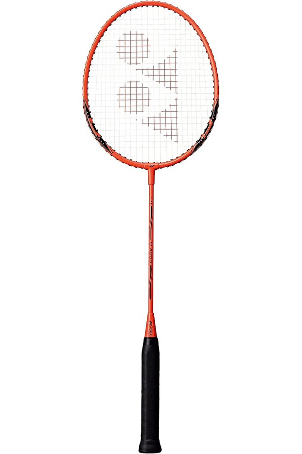 B 4000 Badminton Racquet, UG4 Weight/Grip Size, Orange