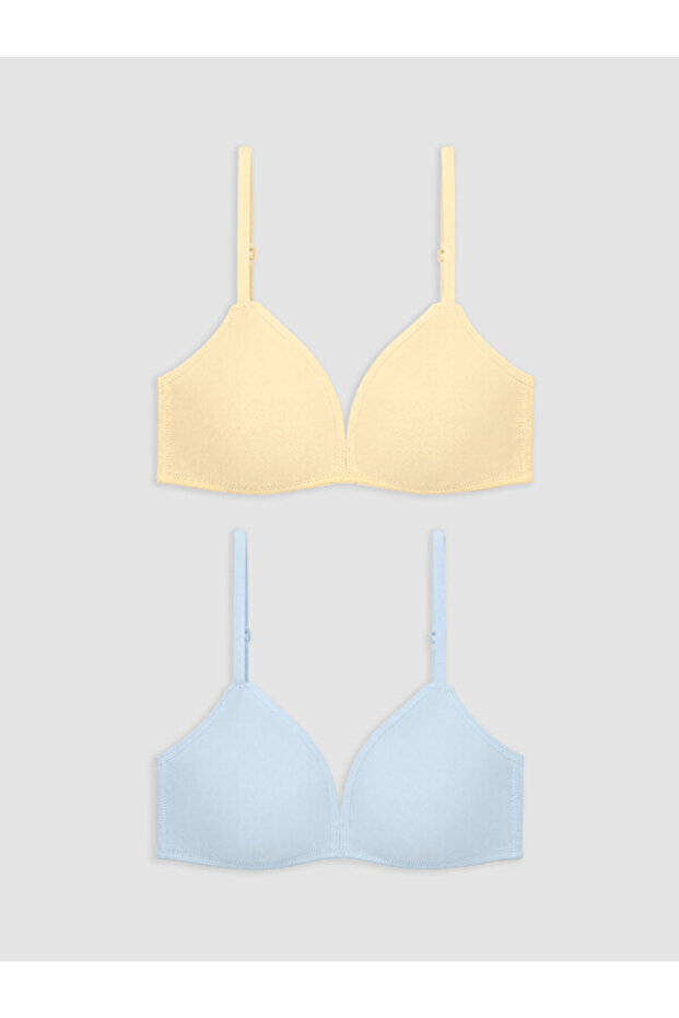 Uzg Store's Style-Conscious Women's Triangle Bra Without Underwire and Padding, Pack of 2