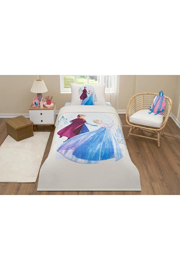 Disney Duvet Cover Set Ranforce Single Size Krm Frozen Elsa & Anna