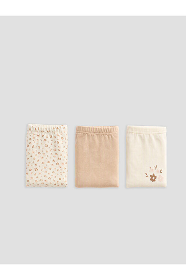 Printed Girls' Boxer Shorts 3-Piece Set