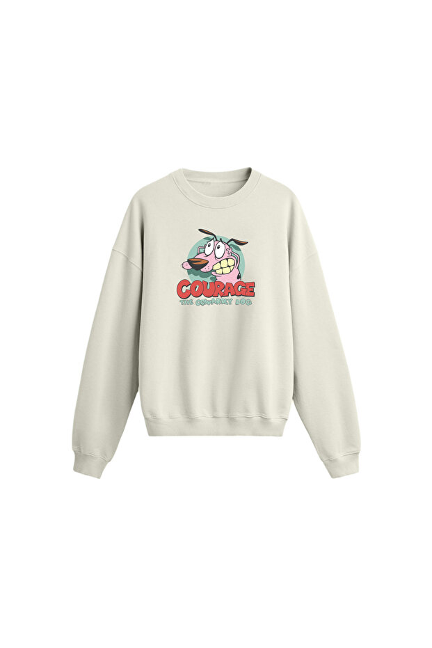 Courage Printed Oversize Sweatshirt