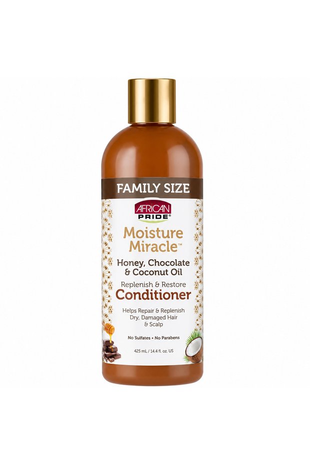 Pride Moisture Miracle Honey Coconut Oil Shampoo Family Size (16oz)