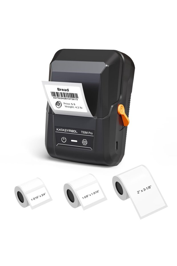 T50M Pro thermal label printer, Bluetooth, inkless