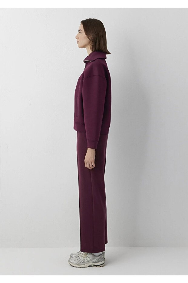 Zippered Sweatshirt Fig