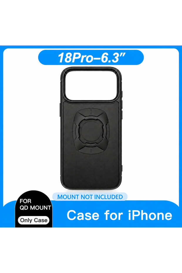 iPhone 18 Pro Case Twsit Lock Phone Case Holder MotorCycle Bicycle iPhone case Quick Lock Fit for Qu