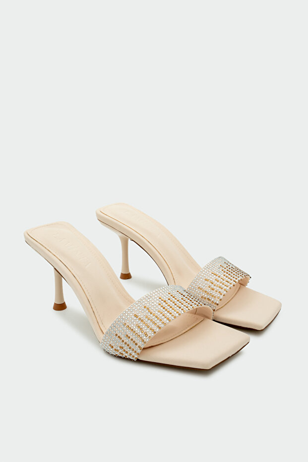 Omy Stoned Single Strap Women's Slippers - Ten