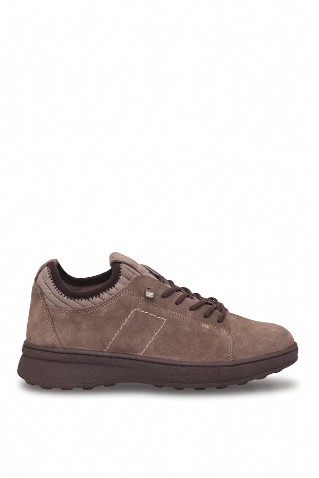 D26Ka-510 Women's Genuine Suede Leather Casual Shoes Mink