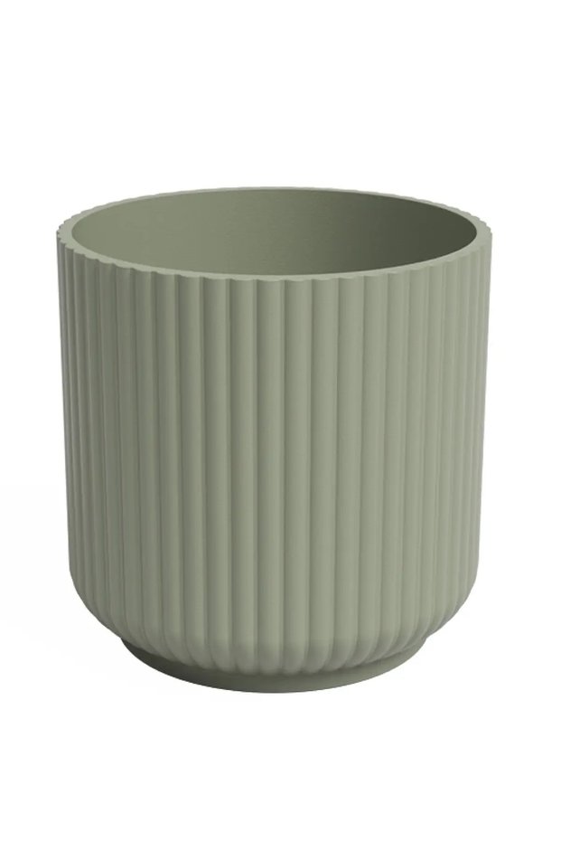 Luna Plant Pot (Green, 15 cm)