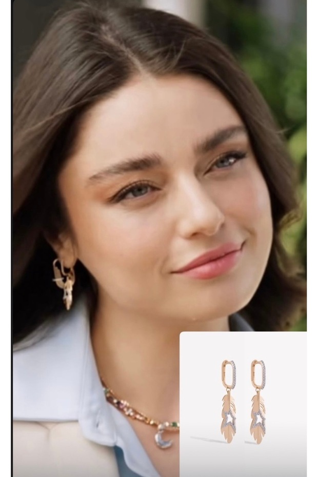 Brand Equivalent Star Detailed Earrings