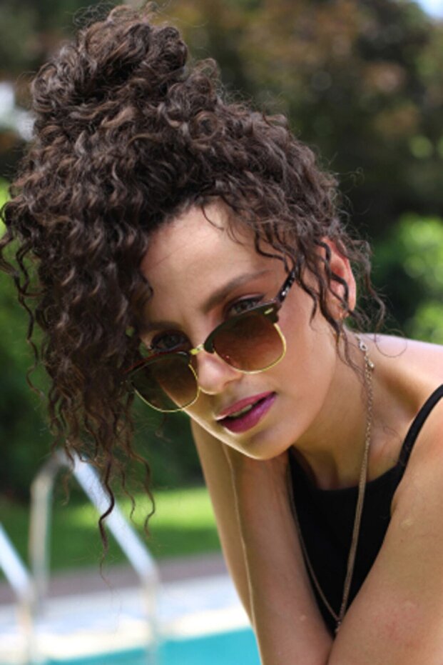 Unisex Sunglasses Brown