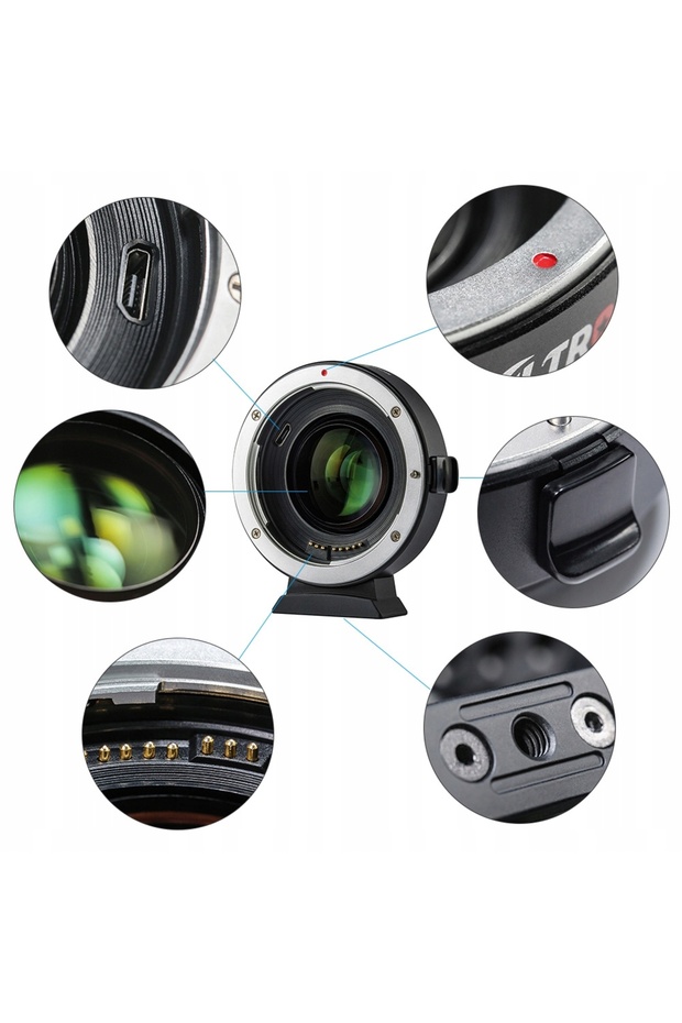 Adaptor bagnetă EF-EOS M2 EF Speed Booster