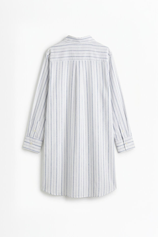 Long Shirt with Hidden Placket