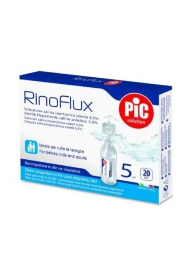Rinoflux 20 vials of 5 ml - hypertonic solution