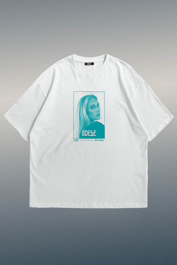 Y2K Adele Printed Unisex Oversize T-Shirt