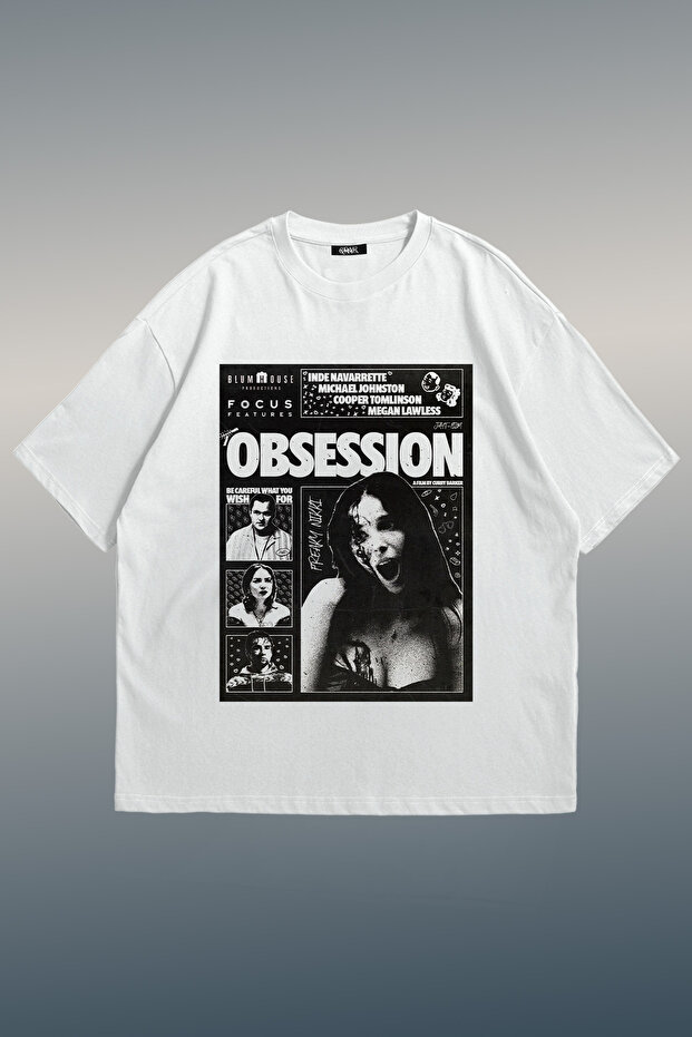Obsession Film Printed Unisex Oversize T-Shirt